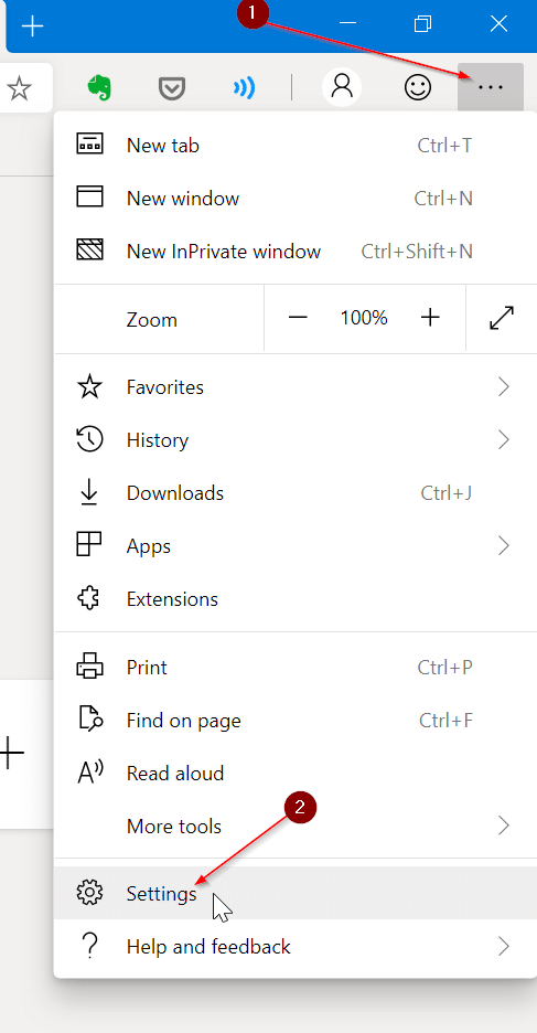 importer des mots de passe de Firefox dans Edge dans Windows 10 pic1