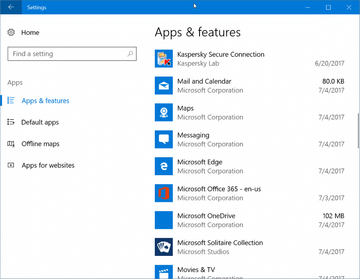 réinitialiser Microsoft Edge dans Windows 10 en toute simplicité pic1