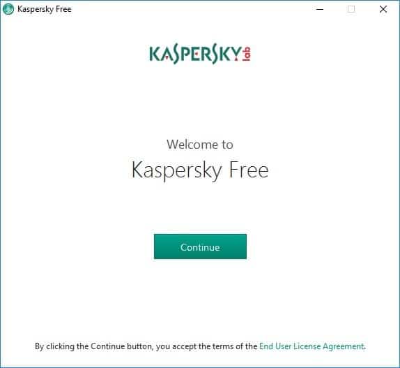 antivirus gratuit kaspersky pour Windows 10