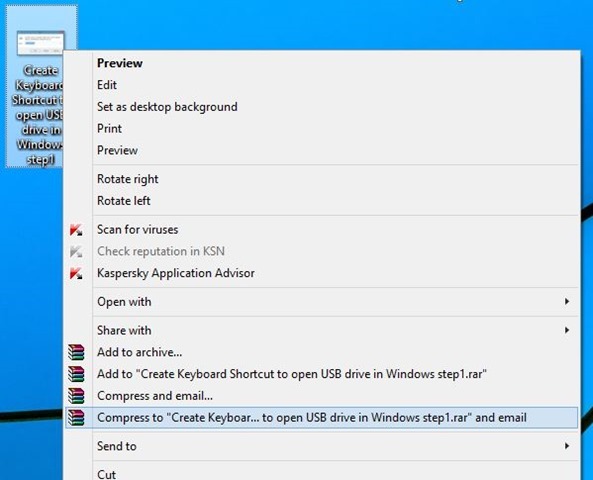 Nettoyez le menu contextuel en activant le menu déroulant pour Winrar picture1