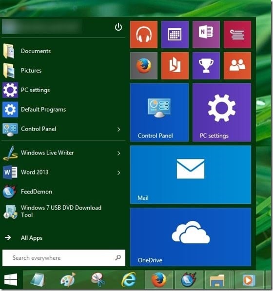 Restreindre la disposition du menu Démarrer dans Windows 10