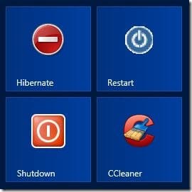 Volet d'arrêt de Windows 8 sur l'image 1 de l'écran de démarrage