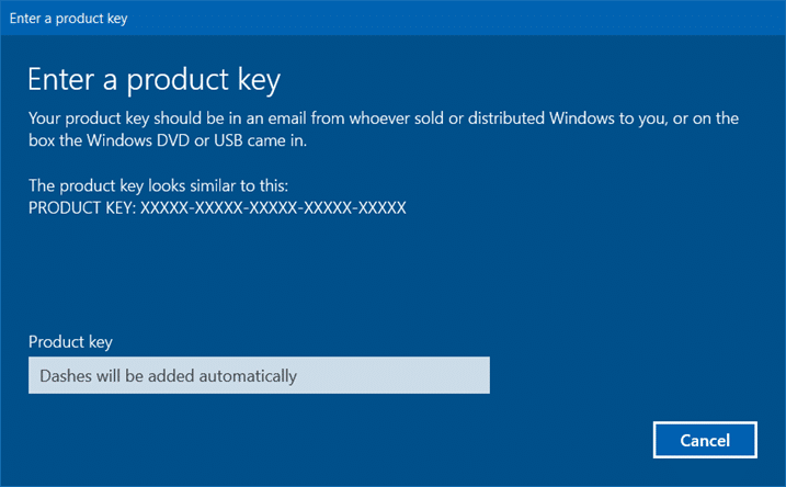 Windows 10 ne peut pas être activé après le 29 juillet